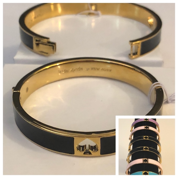 kate spade Jewelry - NWT KATE SPADE "Hole Punch Spade" in Black